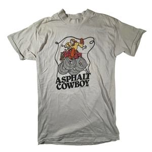 Asphalt Cowboy 1980 single stitch vintage t-shirt men's medium fit